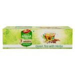 Dabur Vedic Suraksha Green Tea - 100 tea bags | Immunity Booster| with the Goodness of 5 Ayurvedic Herbs - Fast UK Delivery