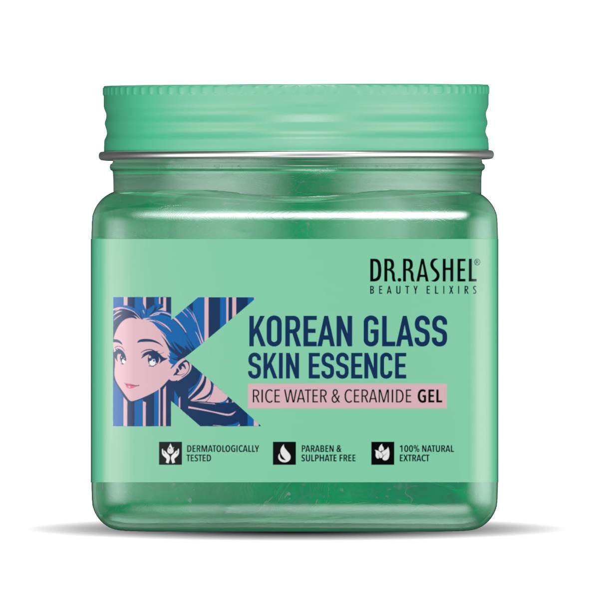 uk71ZLkVt3d0L-1.jpg DR.Rashel Korean Glass Skin Essence Gel, Lightweight Hydrating Gel for Radiant, Smooth Skin | Soothing, Pore-Minimizing Formula with Hyaluronic Acid & Vitamin C for Bright, Clear Complexion - Fast UK Delivery - Image 1