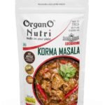 OrganoNutri Lucknowi Korma Masala | 100g | Reclosable Eco-Zipper Pouch - Fast UK Delivery