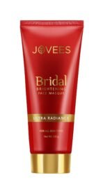 Jovees Herbal Bridal Brightening Face Masque Pack | Ultra Radiance | With Orange Peel And Turmeric Extract | For All Skin Types | 100GM - Fast UK Delivery