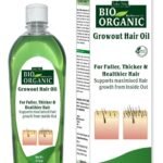 INDUS VALLEY Bio Organic Growout Hair Oil for Hair Growth 100% Organic and vegan that combats dandruff, flaky scalp, frizz and split ends -500ml - Fast UK Delivery