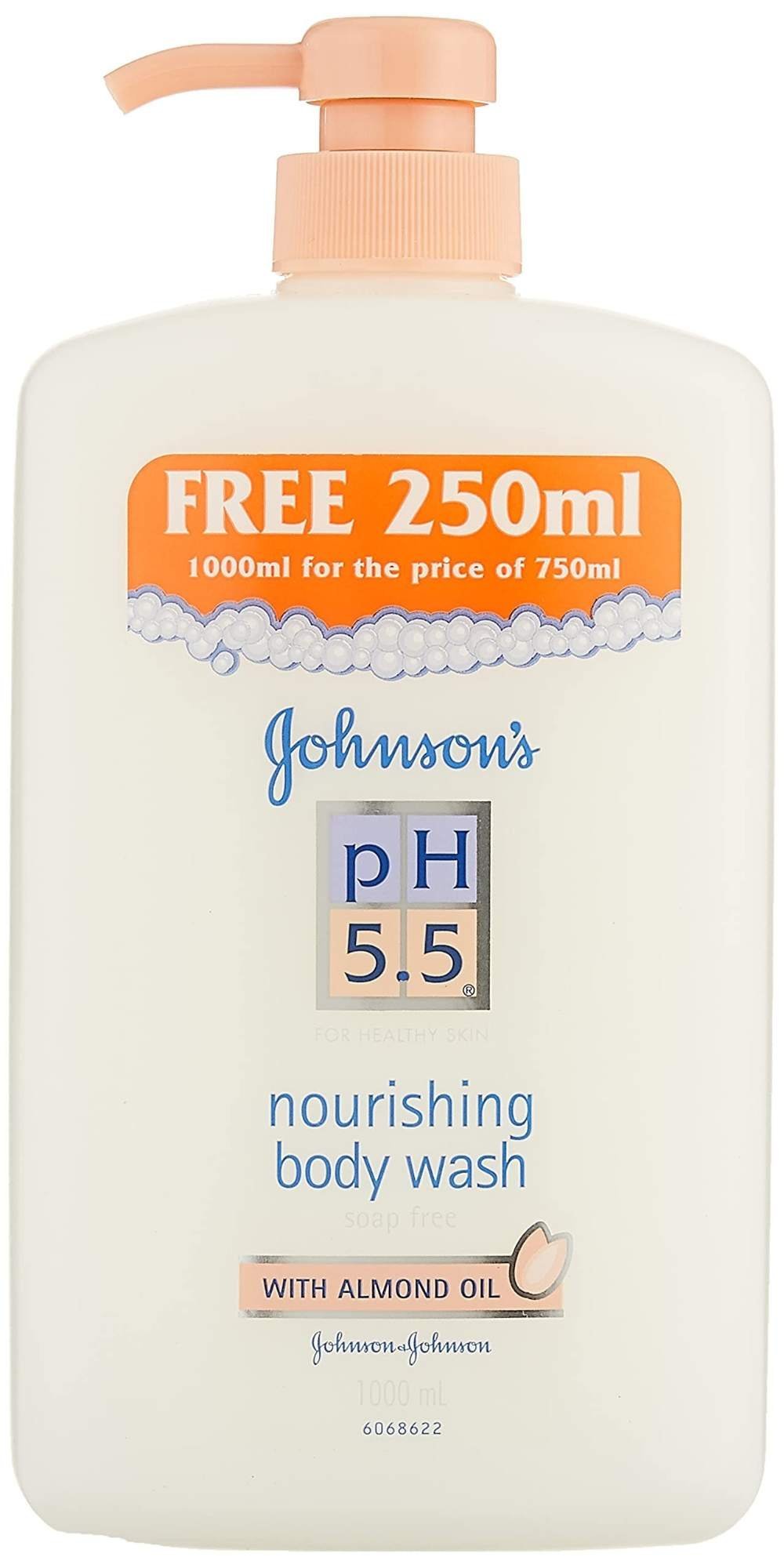 uk71Zqh70pYS-1.jpg Johnson's Baby Ph 5.5 Nourishing Bodywash with Almond Oil (1000 ml) - Fast UK Delivery - Image 1