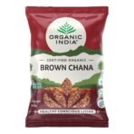 ORGANIC INDIA Rich in Protein, Full of Taste, Hygienically Packed Brown Chana -500gm - Fast UK Delivery