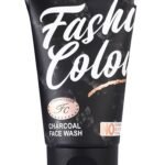 FASHION COLOUR CHARCOAL FACEWASH | Detoxifies Skin | Unclogs Pores | Anti-Pollution| Deep Pore Cleaning & Oil Control | Skin Purifying & Deep Detox Formula | For Men & Women | 130g - Fast UK Delivery
