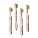 Ecotyl Bamboo Tooth Brush | Ultra Soft Bristles | Thorough Cleaning | Set of 4 - Fast UK Delivery