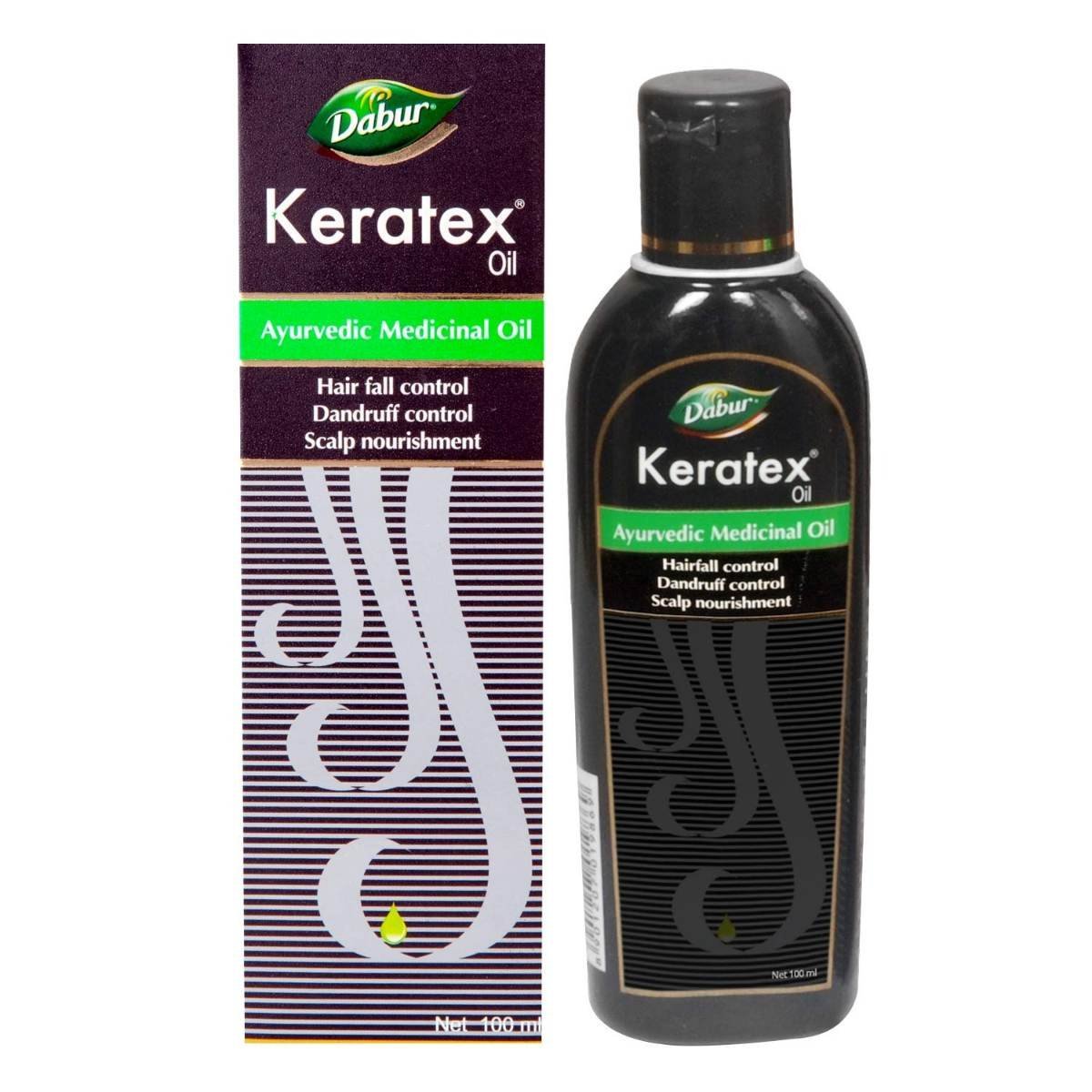 uk71bB0m0oVL.jpg Dabur Keratex Oil - 100ml | Ayurvedic Medicinal Oil | Reduces Hairfall | Controls Dandruff | Nourishes Scalp | Strengthens Hair Root - Fast UK Delivery - Image 1