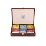 Chai craft Boxful of Glam 30 Tea Bags | 6 Flavors of Tea Wooden Diwali Gift Box 30 Tea bags - Fast UK Delivery