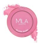 MILA Beaute Blush Babe Powder Blush | Matte Finish Long-Lasting Pigment | Easy to Blend | Non-Drying With Rosehip Oil, Jojoba Oil and Vitamin E | Shade - (Candy Pink 5g) - Fast UK Delivery
