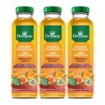 Goodricke Ice Tea Mango & Peach - 350 ml Each(Pack of 3) | Organic Darjeeling Black and Green Iced Tea Bottles | Healthy and Perfect Cold Brew for Refreshment | Strong and Highly Flavourful - Fast UK Delivery