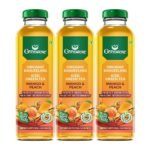 Goodricke Ice Tea Mango & Peach - 350 ml Each(Pack of 3) | Organic Darjeeling Black and Green Iced Tea Bottles | Healthy and Perfect Cold Brew for Refreshment | Strong and Highly Flavourful - Fast UK Delivery