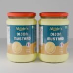 Abbie's Dijon Mustard 740 g Pack of 2, 370 g each || For Sandwiches, Hot Dogs, Salad Dressings, Marinades || Traditional French Recipe - Fast UK Delivery
