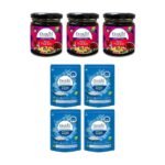 Diabliss Mixed Fruit Jam pack of 3 - Sugar 500g Pouch pack of 4 - Low Glycemix Index (GI) Diabetic Friendly