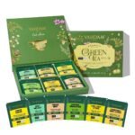 VAHDAM, Green Tea Variety Pack Sampler Assortment (36 Pyramid Tea Bags, 6 Flavor) | Non-GMO Project Verified Himalayan Green Tea with No Artificial Ingredients | Valentines Day Tea Gift Sets - Fast UK Delivery