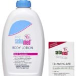 SebaMed Baby Body Lotion, For All Skin Types, 400 ml & Cleansing Bar Soap-Free for Normal to Oily Skin, 100gm - Fast UK Delivery