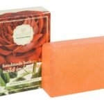 Just Herbs Ayurvedic Rose Handmade Skin Detoxify Bathing Soap Bar For All Skin Types, Organic & Chemical Free Soap Bar For Men & Women - Fast UK Delivery