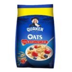 Quaker Oats 1kg, Rolled Oats Natural Wholegrain, Nutritious Breakfast Cereals, Dalia Porridge, Easy to Cook - Fast UK Delivery