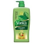 Dabur Vatika Health Shampoo - 1L | With 7 natural ingredients | For Smooth, Shiny & Nourished Hair | Repairs Hair damage, Controls Frizz | For All Hair Types | Goodness of Henna & Amla - Fast UK Delivery