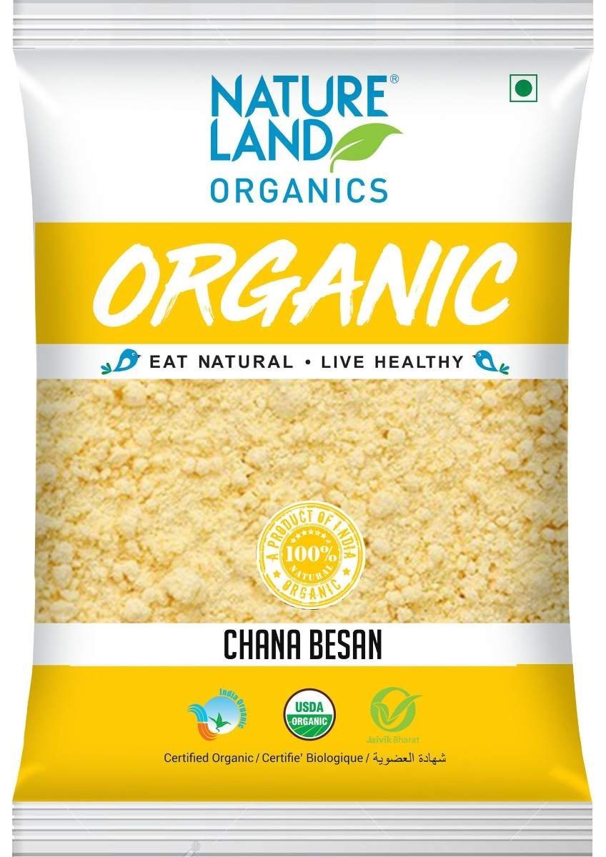 uk71db7UBfnHL-1.jpg Natureland Organics Chana Besan 500 Gm - Fast UK Delivery - Image 1