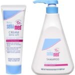 Sebamed Childrens' Shampoo, 500ml & Baby Cream, Extra Soft, 50ml - Fast UK Delivery
