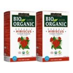 INDUS VALLEY Organic Hibiscus Powder | Hibiscus rosa-sinensis for Hair & Skin - (100g*2=200g) - Fast UK Delivery