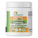 Grenera Moringa (Drumstick) Leaf Powder 240 gram, Vegan, Perfect For Smoothies, Salads, Herbal Teas - Fast UK Delivery