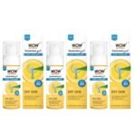 WOW Skin Science Sunscreen Gel For Dry Skin | SPF 50 PA++++ | With Aloe Vera & Hyaluronic | Hydrates Skin | Lightweight | Quick Absorbing | No White Cast | UVA & UVB Protection | 50 ml |Pack of 3 - Fast UK Delivery