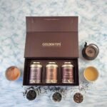 Golden Tips Assorted Tea Gift Box | Immunity Boosting Darjeeling Teas | Gift of Health | Diwali Gift Set | Gift Hamper Combo of Masala chai + Oolong Tea + Darjeeling White Tea - Fast UK Delivery