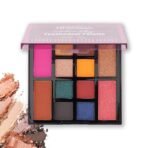 Hilary Rhoda Colour Stay Eyeshadow Palette | 12 Shades | Highly Pigmented Eyeshadow Palette | Matte & Shimmer Finish | No Fallout Eyeshadow Palette | Blendable Eyeshadow Palette | 20g - Fast UK Delivery