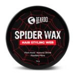 Beardo Spider Wax Hair Styling Web 75g | Web Effect, Texture, Volume, Sculpting, Flexible Hair Wax | Strong Hold, Natural Shine | Long-lasting Hair Fibre - Fast UK Delivery
