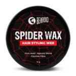 Beardo Spider Wax Hair Styling Web 75g | Web Effect, Texture, Volume, Sculpting, Flexible Hair Wax | Strong Hold, Natural Shine | Long-lasting Hair Fibre - Fast UK Delivery