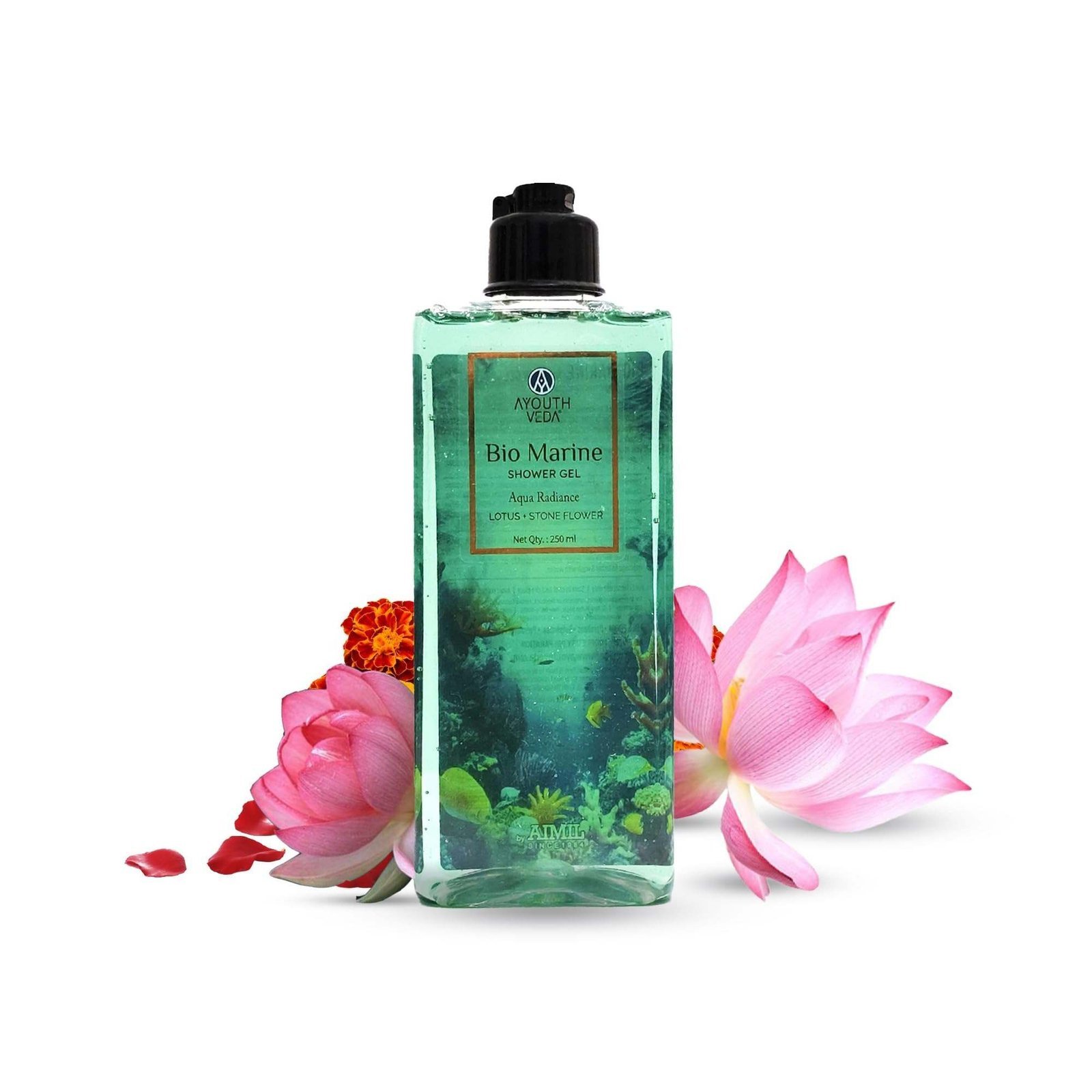 uk71eUQTujfhL-1-1.jpg Ayouthveda Bio Marine Shower Gel Qty - 250ml - Fast UK Delivery - Image 1