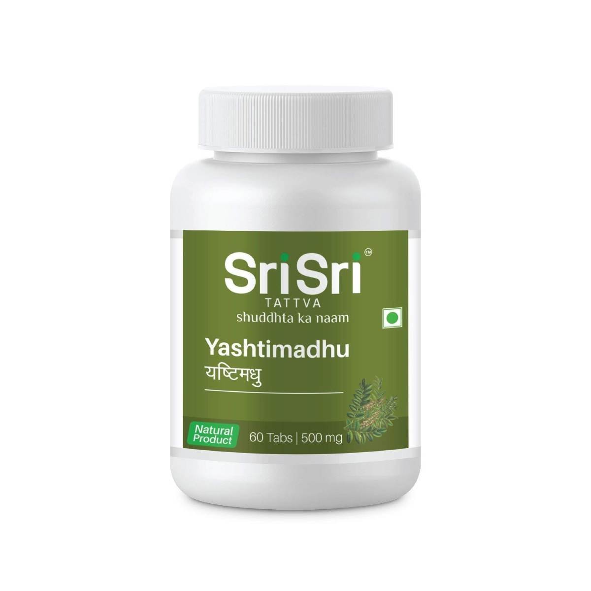 uk71efa9-0qmL.jpg Sri Sri Tattva Yashtimadhu Tablet, 500mg, 120Tab (60 Tab x Pack of 2) - Fast UK Delivery - Image 1