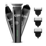 Beardo Ape-X Prime 3-in-1 Multipurpose Trimmer for Men | Grooming Kit : Beard Trimmer, Precision Trimmer, Ear & Nose Trimmer | Stainless Steel self-sharpening blades | Type C charging - Fast UK Delivery