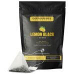 Gopaldhara Darjeeling Lemon Black Anti-Oxident Tea | 75 pieces Tea Bag | 150g Stand Up Pouch | - Fast UK Delivery