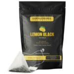 Gopaldhara Darjeeling Lemon Black Anti-Oxident Tea | 75 pieces Tea Bag | 150g Stand Up Pouch | - Fast UK Delivery