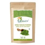 Grenera Wheatgrass Powder, 100% Whole-Leaf Wheat Grass Powder for Detox, Energy & Immunity Support, Green Superfood, 100 grams - Fast UK Delivery