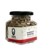 Shunya India Immunity Booster Herbal Infusion tea Tisane, 45gm - Tea with Ashwagandha Natural Antioxidant, Help to Reduces Inflammation, Support Natural Detoxification Processes, Caffeine Free - Fast UK Delivery
