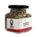 Shunya India Immunity Booster Herbal Infusion tea Tisane, 45gm - Tea with Ashwagandha Natural Antioxidant, Help to Reduces Inflammation, Support Natural Detoxification Processes, Caffeine Free - Fast UK Delivery