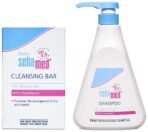 Sebamed Baby Cleansing Bar (150g) & Childrens' Shampoo, 500ml Combo - Fast UK Delivery