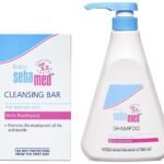 Sebamed Baby Cleansing Bar (150g) & Childrens' Shampoo, 500ml Combo - Fast UK Delivery