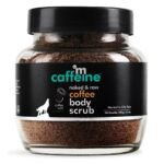 mCaffeine Exfoliating Coffee Body Scrub Powder Jar for Tan Removal&Soft-Smooth Skin|De-Tan Bathing Scrub With Coconut Oil,Removes Dirt&Dead Skin From Neck,Knees,Elbows&Arms| All Skin Types-100Gm - Fast UK Delivery