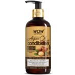WOW Skin Science Moroccan Argan Oil Conditioner For Dry Hair/Frizz Free Hair- No Sulphates, Parabens, Silicones, Salt & Colour, 300 ml - Fast UK Delivery