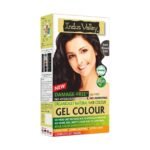 INDUS VALLEY Damage Free Natural Gel Hair Colour for Women | Ammonia & PPD Free Organic Hair Colour with 100% Grey Coverage, Long Lasting Hair Color Trial Pack (Dark Brown, 65 ml) - Fast UK Delivery