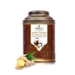 Hamiast Arabian Ginger Sulaimani Chai | Premium Exotic Tea Blend with Black Tea, Ginger, Cinnamon, Cardamom & Cloves | 185g (Pack of 1 | Makes 90+ Cups) - Fast UK Delivery