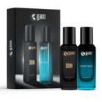 Beardo Don & Mariner Perfume for Men, 20ml x 2 | Mariner EDP with Fresh Aqua Notes for Men Long Lasting Perfume for Date night fragrance | Spicy Musk Don fragrance | Ideal gift for men | Valentines day gift for husband | Gift for boyfriend | Gift for Men - Fast UK Delivery