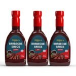 ABBIE'S BBQ Sauce Classic 510 g || BBQ Sauce Hot 510 g || BBQ Sauce Hickory 510 g || Enjoy with Grilled Vegetables | Add to pizza sauce for smoky zing| Mix with Mozzarella cheese onto your Pizza Base - Fast UK Delivery