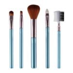 Hilary Rhoda Makeup Brush Set | Makeup Brush Sets | Travel Size Cosmetic Brushes | Synthetic Brushes | 5 Pcs in Sets | Mystery Colour Brush Set - Fast UK Delivery