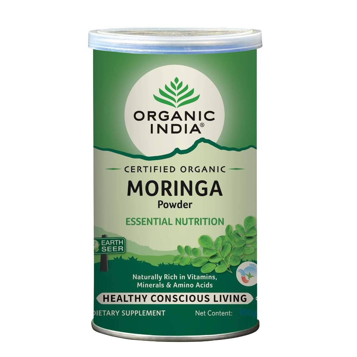 uk71ggOGrz8nL.jpg Organic India Moringa Powder - 100 g - Image 1