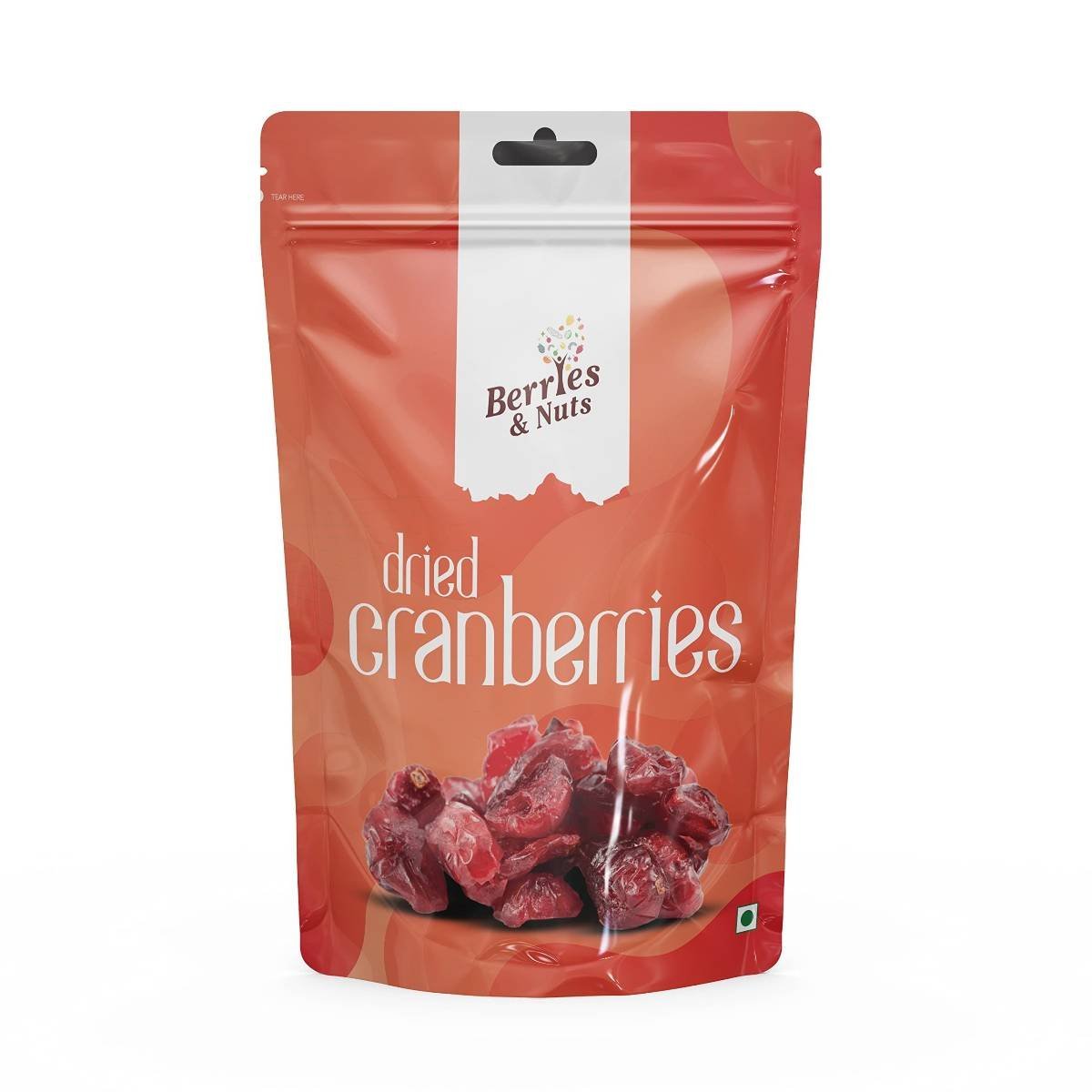 uk71gsdeklgHL-1-1.jpg Berries And Nuts Dried Cranberries 200 Gram Pouch|Dehydrated Cranberries, Antioxidant Rich, Immunity Booster|1 Pack Of 200 Grams - Fast UK Delivery - Image 1
