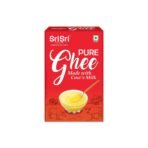 Sri Sri Tattva Shuddhta ka naam Pure Ghee, 1L - Made with Cow's Milk | Tetrapack | Highly Nutritious | Good for Digestion | Rich in Vitamin A & E | Supports bone & joint health | Rich Taste - Fast UK Delivery
